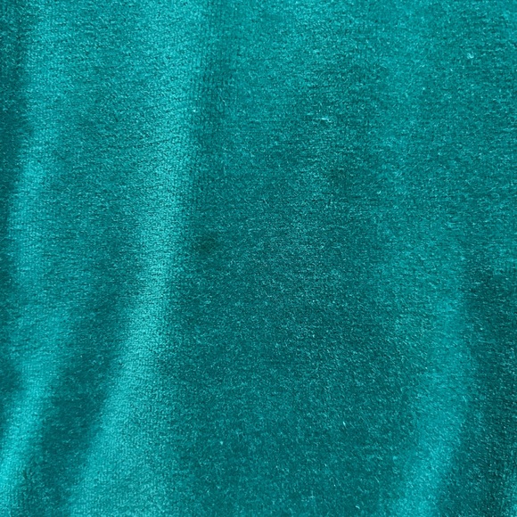 Bechamel Teal Velour Zipper Jacket L - Picture 11 of 16